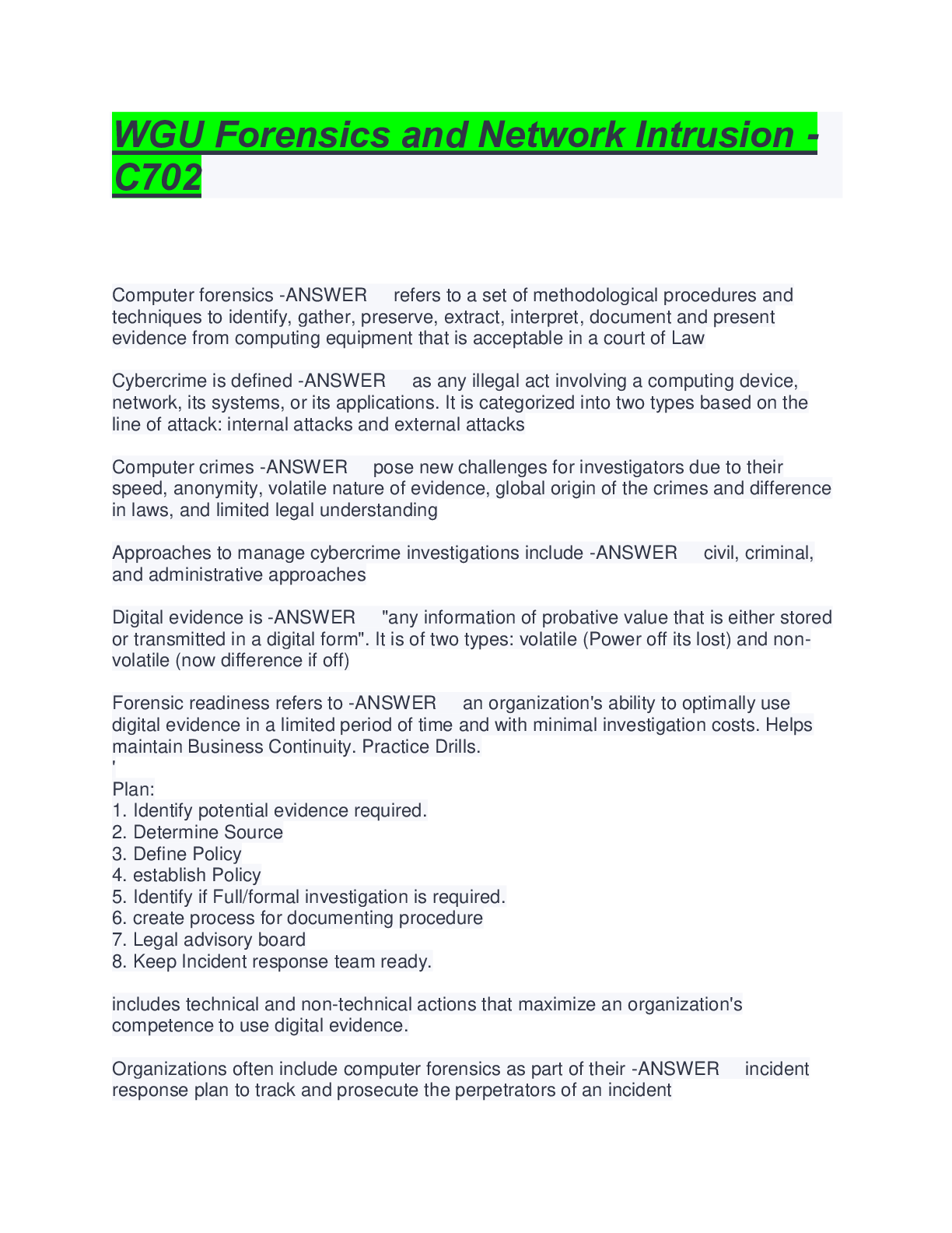 Preview image for WGU Forensics and Network Intrusion - C702
